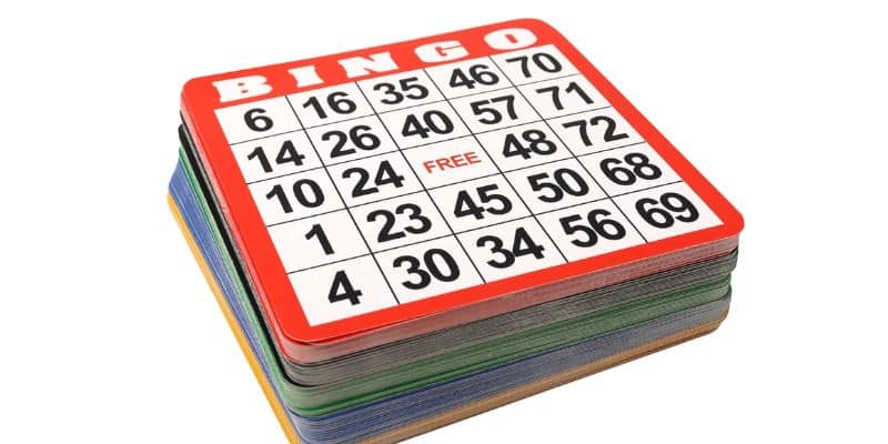 Some rules for playing Bingo cards